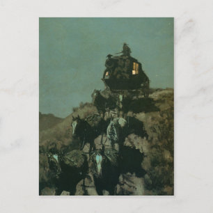 Remingtons alter Stagecoach der Ebenen (1901) Postkarte