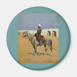 Remington's Cavalryman of the Line, Mexiko (1889) Magnet