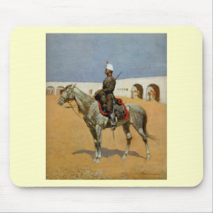 Remington's Cavalryman of the Line, Mexiko (1889) Mousepad