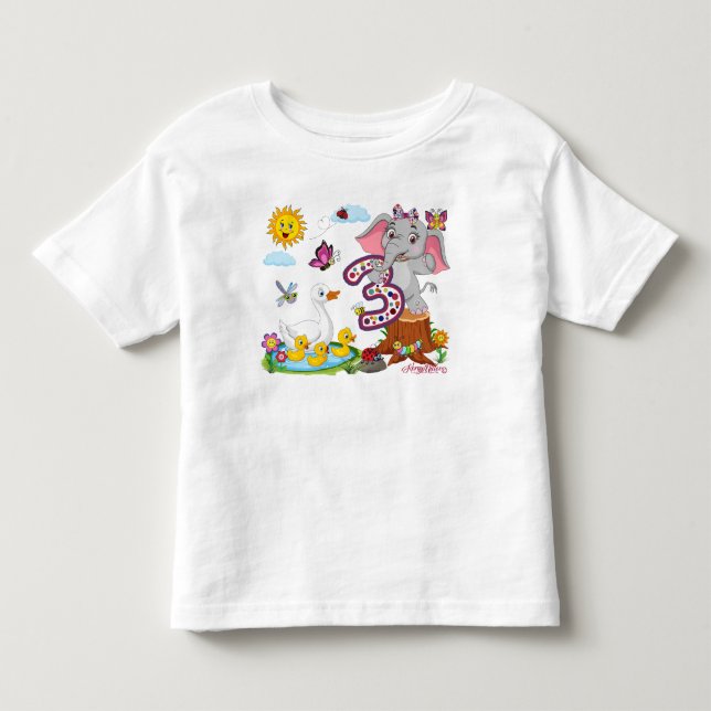Remis 3. Geburtstag Kleinkind T-shirt (Vorderseite)