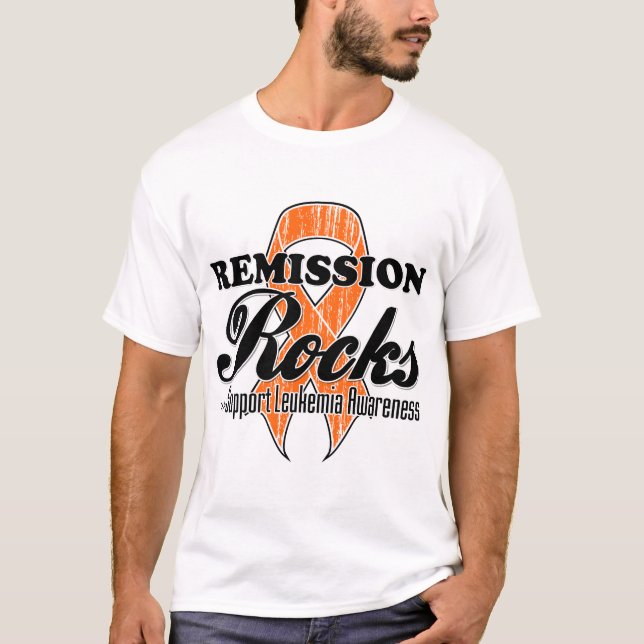 Remissionsgesteine - Leukämie-Bewusstsein T-Shirt (Vorderseite)