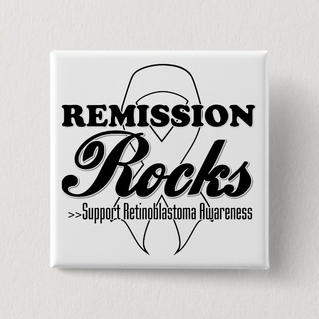 Remissionssteine - Retinoblastoma-Bewusstsein Button (Vorderseite)