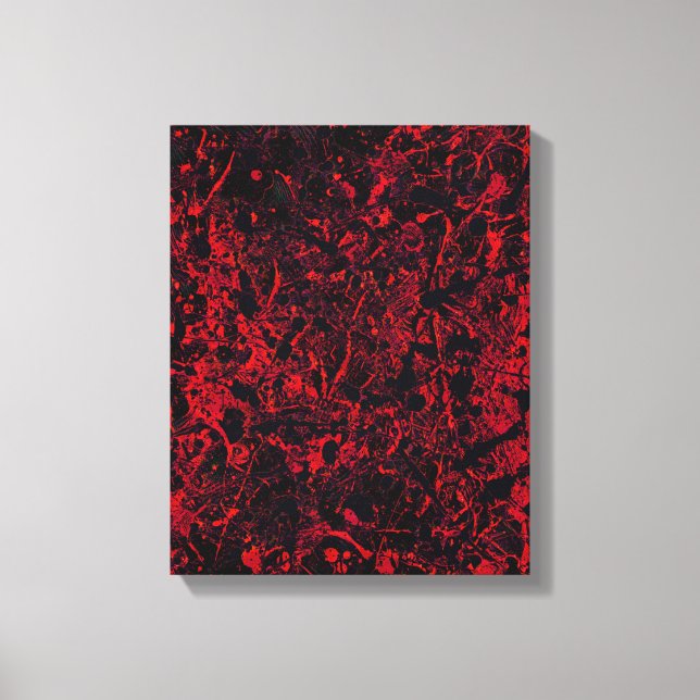 Remnants Nr. 1 Abstrakte Canvas Print Leinwanddruck (Vorderseite)