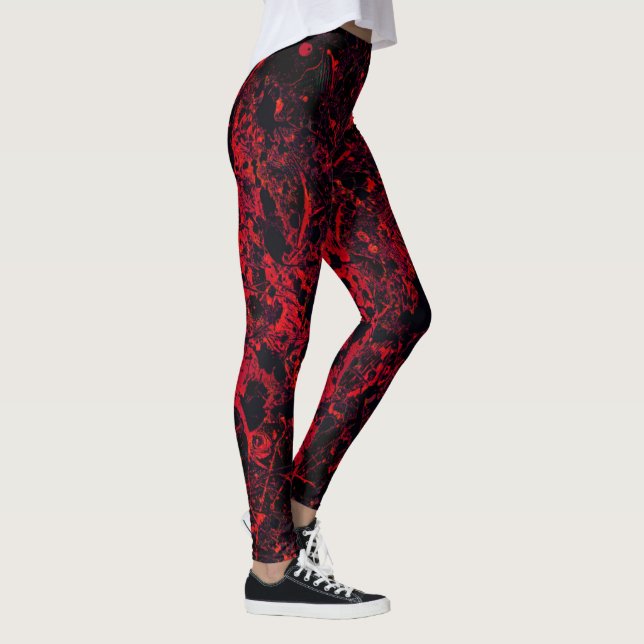 Remnants Nr. 1 Abstrakte Leggings (Rechts)