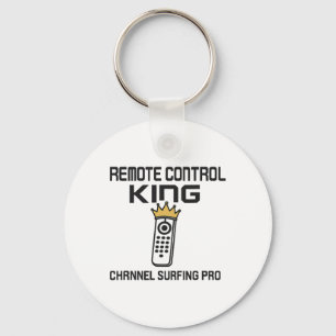 Remote Control King (Channel-Surfing-Profi) Grafik Schlüsselanhänger