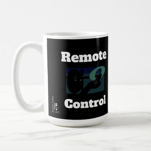 "Remote Control" SKULLNSKIN Grph by J.H. Thornton  Kaffeetasse (Links)