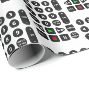 Remote-Kontrolle Geschenkpapier