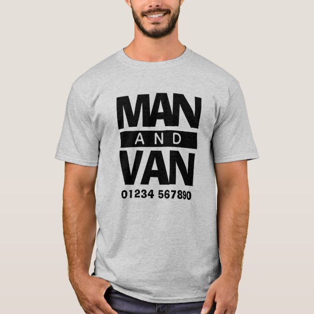 Removal Company Courier Van Driver T-Shirt (Vorderseite)