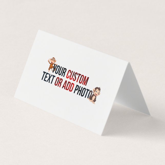 Remove This Design &Add Your Own Design Horizontal Visitenkarten (Vorderseite)