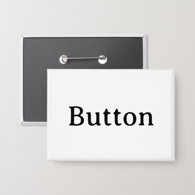 Remove This Text & Add Your Own Design 3.5" x 2.5" Button (Vorderseite/Rückseite)
