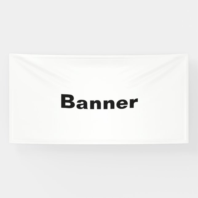 Remove This Text & Add Your Own Design 4' x 8' Banner (Horizontal)