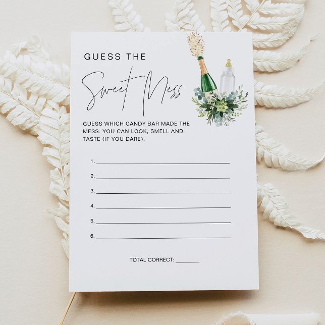 REMS Guess the Sweet Mess Game - Poppin Flaschen Einladung (Von Creator hochgeladen)