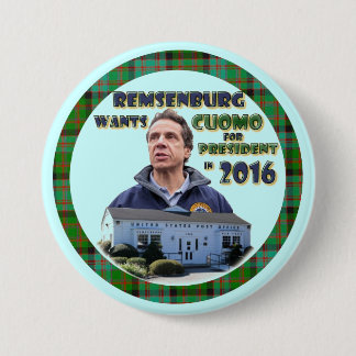 Remsenburg will Cuomo Präsidenten im Jahre 2016 Button