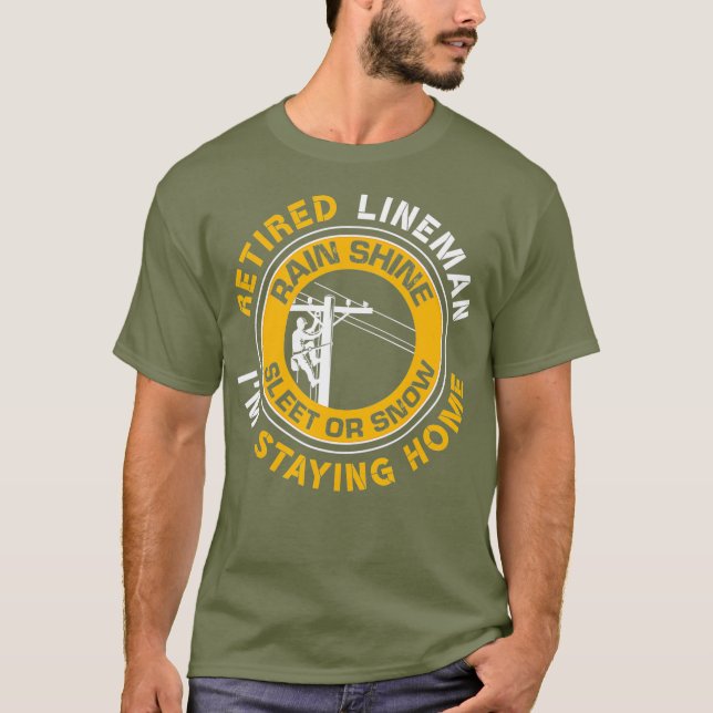 Remüan Lineman Lineworker Power Lineman T-Shirt (Vorderseite)