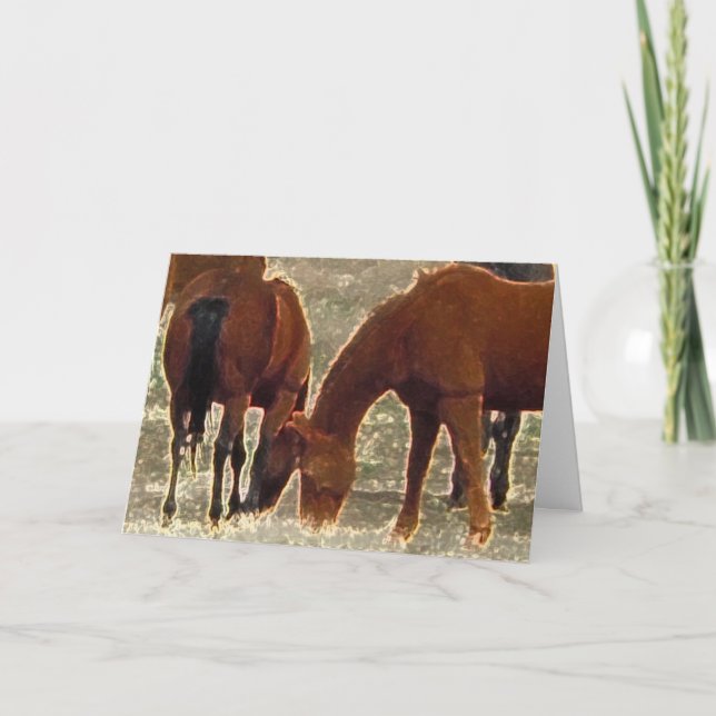 Remuda Herd Freunde des guten Herrn im Himmel Karte (Vorderseite)