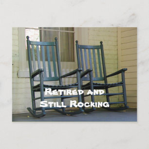 "Remüde and Still Rocking Spaß Custom Design Postkarte