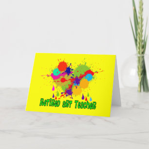 Remüde Art Teacher Geschenke Karte