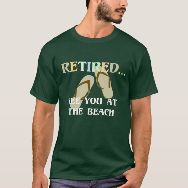 Remüde - Bis zum Strand - Männer T-Shirt (Vorderseite)