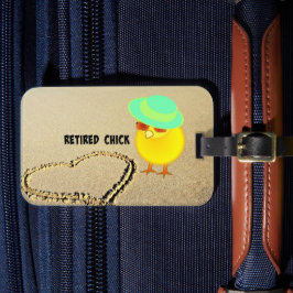 Remüde Chick, beliebtes Design, Gepäckanhänger