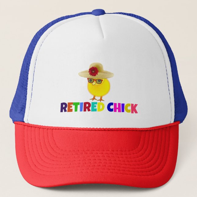 Remüde Chick, so niedlich, Trucker Hat Truckerkappe (Vorderseite)