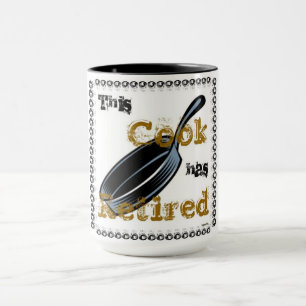 Remüde Cook Gold und Black Tasse