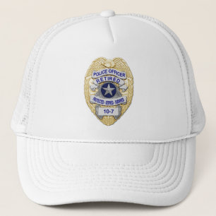 Remüde - Das Abzeichen der Thin Blue Line Truckerkappe