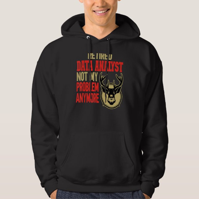 Remüde Data Analyst Hirschjagd Hoodie (Vorderseite)