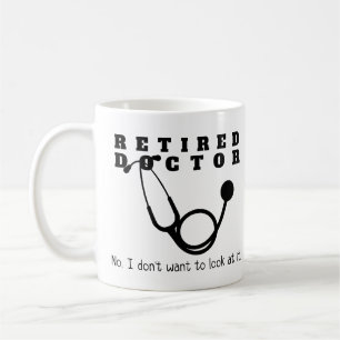 Remüde Doktor w Stethoscope und Sassy Funny Zitat Kaffeetasse