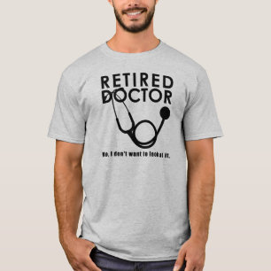 Remüde Doktor w Stethoscope und Sassy Funny Zitat T-Shirt