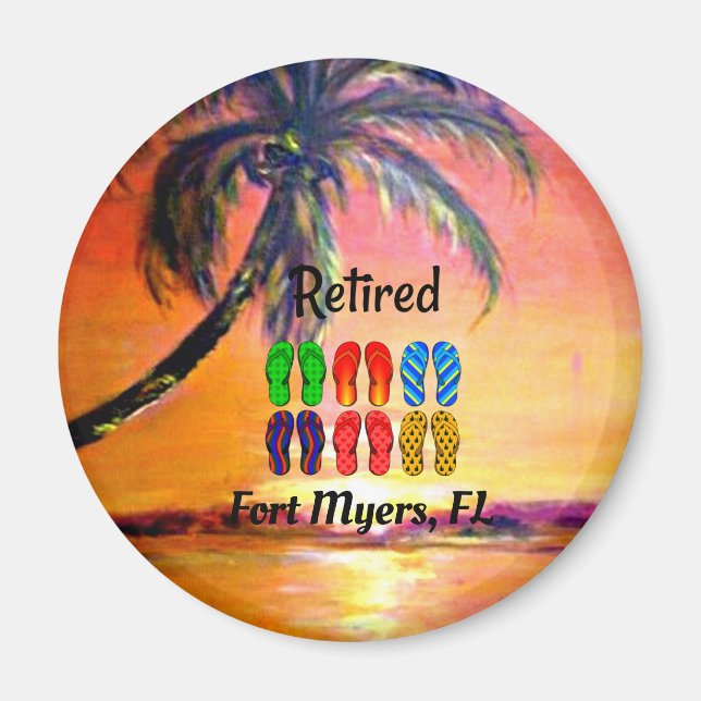 Remüde Fort Myers, FL Magnet (Vorne)