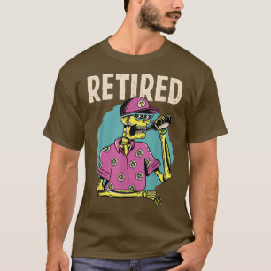 Remüde Funny Skeleton Drink Bier T - Shirt