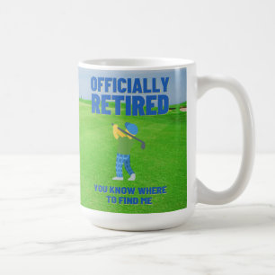 Remüde Golfer Sie wissen, wo Sie mich finden Kaffeetasse