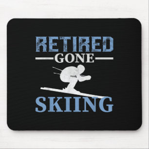 Remüde Gone Skiing Mousepad