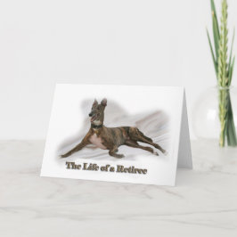 Remüde Greyhound Card Karte