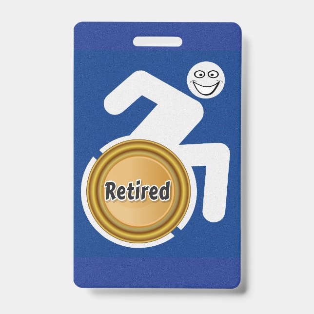 Remüde Handicapped Ausweis (Vorderseite)