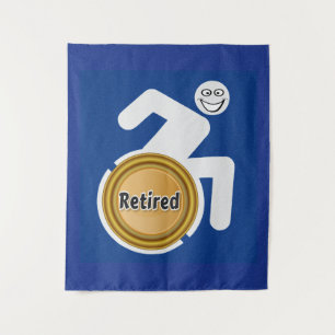 Remüde Handicapped Wandteppich