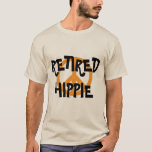 Remüde Hippie, Friedenssymbol, benutzerdefinierte T-Shirt