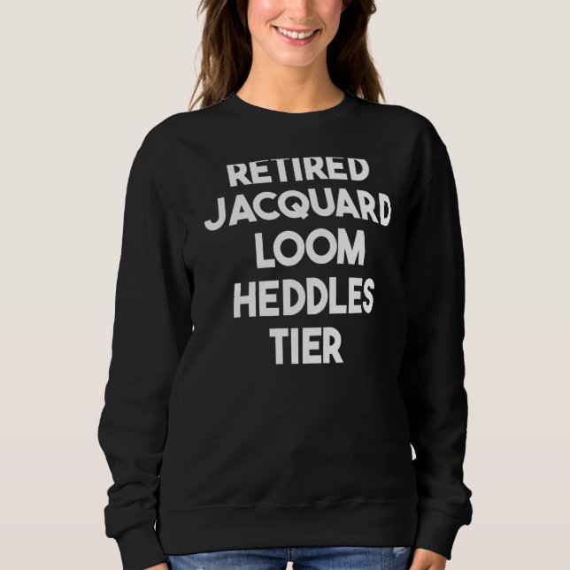 Remüde Jacquard Loom Heddles Tier Sweatshirt (Vorderseite)