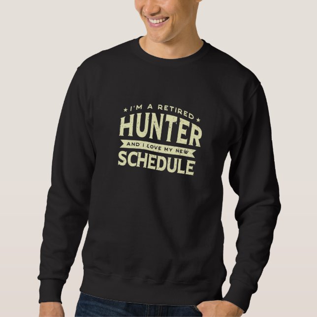Remüde Jäger Liebe Mein neuer Zeitplan Großvater G Sweatshirt (Vorderseite)