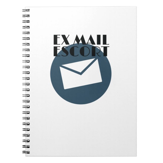 Remüde Mailman Ex Mail Escort Mail Carrier Notizblock (Vorderseite)