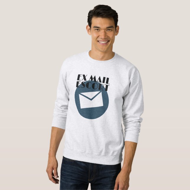 Remüde Mailman Ex Mail Escort Mail Carrier Sweatshirt (Vorne ganz)