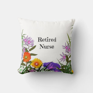 Remüde Nurse, beliebtes Blumendesign Kissen