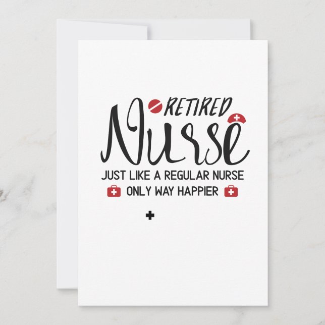 Remüde Nurse Great Gift Remüde Nurse Karte (Vorderseite)