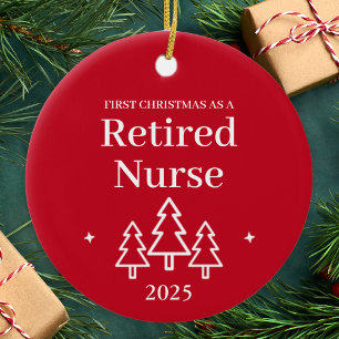 Remüde Nurse Red Christmas Ornament