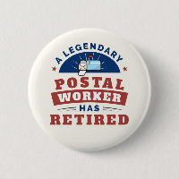 Remüde Postarbeiter Mailman Pensionierung Keepake