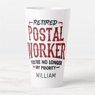 Remüde Postarbeiter Mailman Retirement Funny Milchtasse