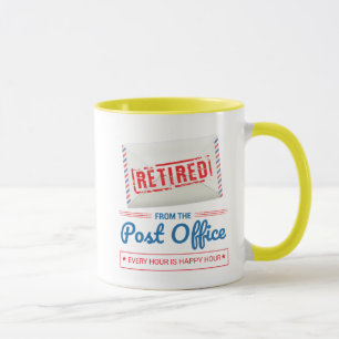 Remüde Postarbeiter Mailman Retirement Funny Tasse