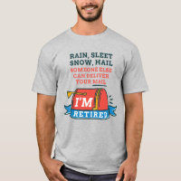 Remüde Postarbeiter Mailman Retirement