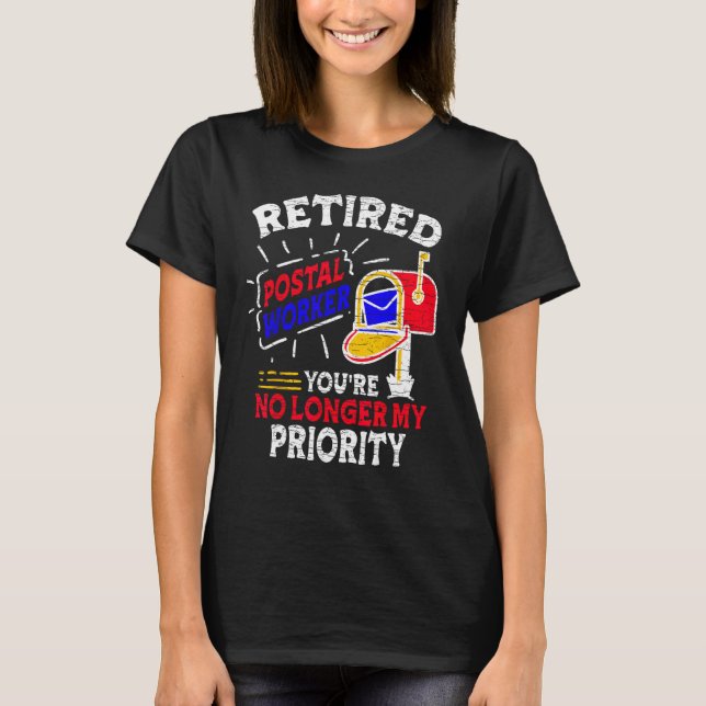 Remüde Postarbeiter Mailman T-Shirt (Vorderseite)