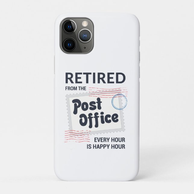 Remüde Postarbeiter Rentirement Mailman Funny Case-Mate iPhone Hülle (Rückseite)